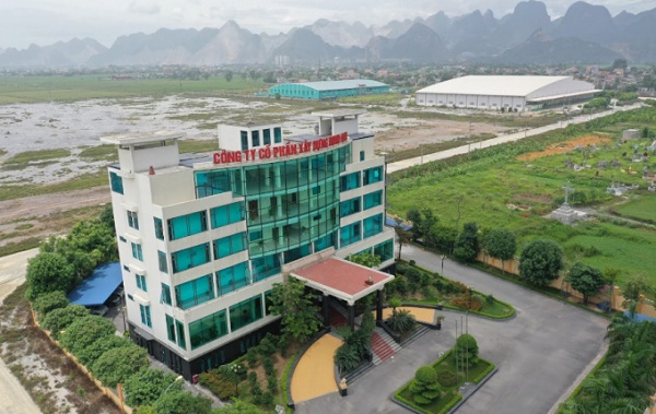 Trụ sở chính Công ty CP xây dựng Minh Anh tại tỉnh Hà Nam. Ảnh: Báo Công Luận